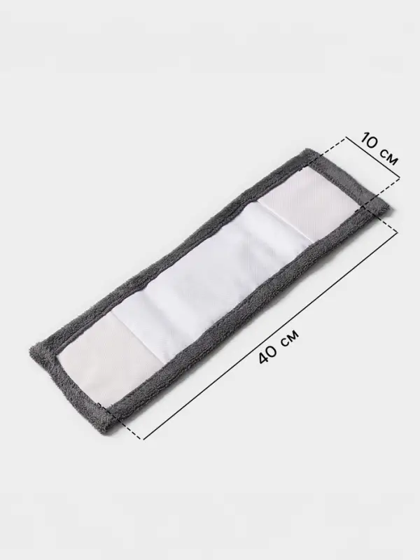 Насадка для плоской швабры &laquo;Доляна&raquo;, 42&times;12 см, микрофибра, 60 г, серая