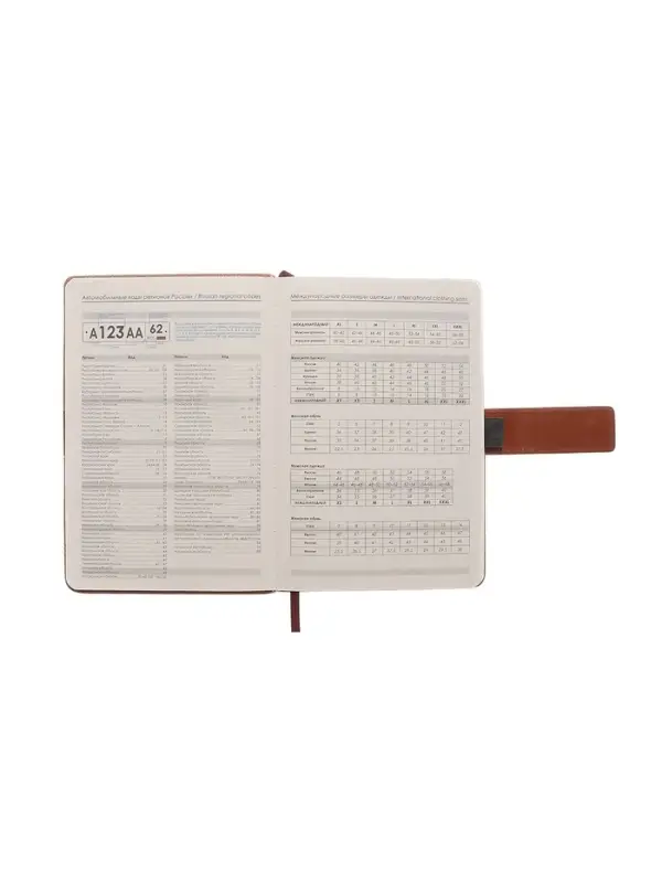 Ежедневник недатированный формат А5, с хлястиком, 128л, линия, пвх, Коричневый Ежедневник недатированный формат А5, с хлястиком, 128л, линия, пвх, Коричневый