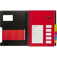 Бизнес-тетрадь B5,200л,кл,греб. Attache Selection Office book чернметаллик