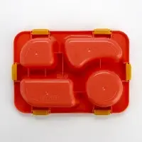 Ланч - бокс с 4 секциями &laquo;Енот&raquo;, 23&times;17&times;5.5 см