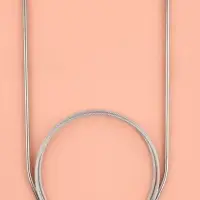 Спицы круговые, для вязания, с металлическим тросом, d=2.5 мм, 14/100 см