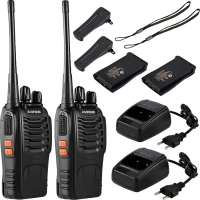 Рация BAOFENG BF-888S (5 Вт) 1500 mAh, комплект из 2-х шт