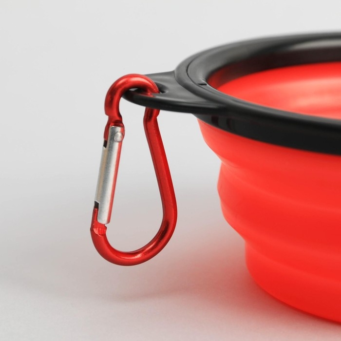 Миска силиконовая &laquo;Чем толще, тем милее&raquo;, 350 мл, красная, 12.8 х 4.5 см