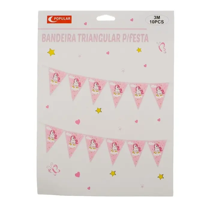 Гирлянда бумажная с флажками «Фламинго», 3 метра, МИКС Гирлянда бумажная с флажками «Фламинго», 3 метра, МИКС