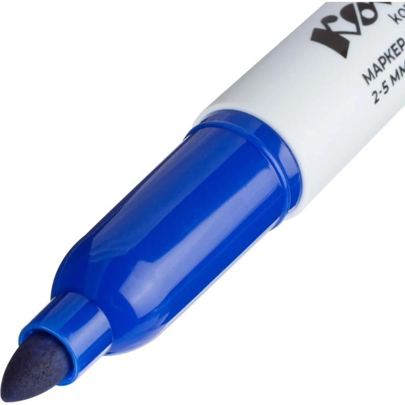 Маркер для белых досок КОМУС BY2304 синий 2-5мм