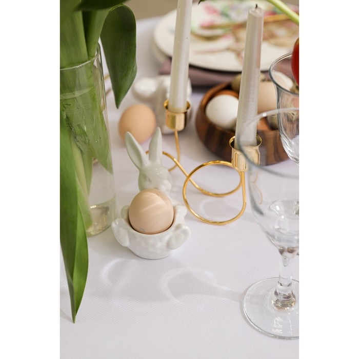 Подставка для яиц Доляна «Зайка», 12,5×8×9,5 см Подставка для яиц Доляна «Зайка», 12,5×8×9,5 см