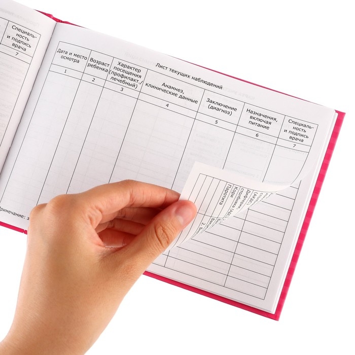 Медицинская карта «История развития ребёнка», Me To You, 40 листов