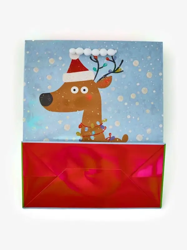 Набор подарочных  пакетов &laquo;Новый год&raquo;, 3 шт,  25,4 &times; 30,5 &times; 12,7 см