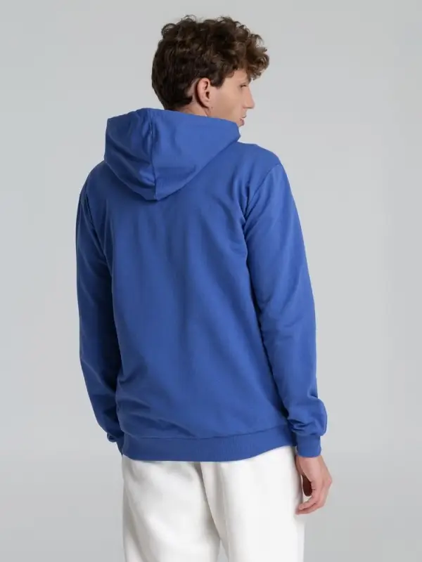 Толстовка на молнии с капюшоном Siverga 2.0, ярко-синяя, размер XS