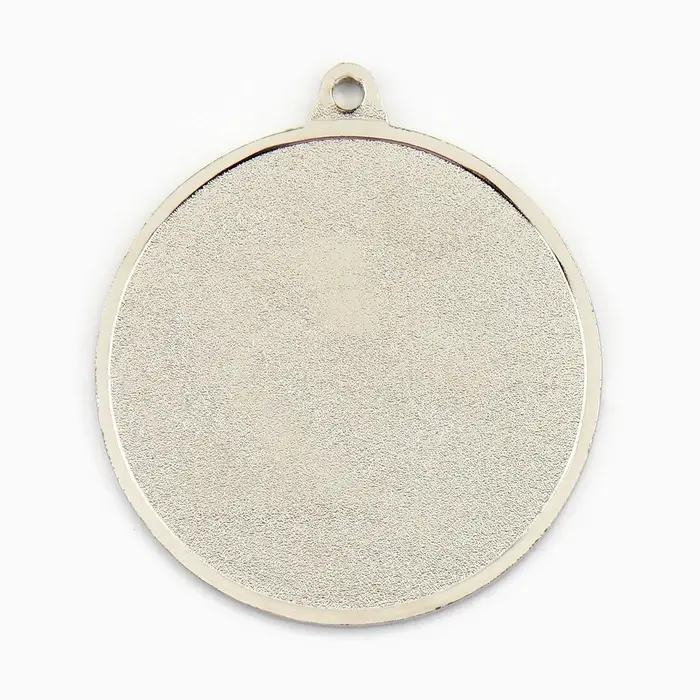 Медаль призовая 003, d= 5 см. 2 место. Цвет серебро. Без ленты Медаль призовая 003, d= 5 см. 2 место. Цвет серебро. Без ленты