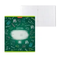 Тетрадь 12 листов в клетку ErichKrause «К доске!», обложка мелованный картон Тетрадь 12 листов в клетку ErichKrause «К доске!», обложка мелованный картон