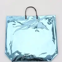 Пакет подарочный ПВХ, голография, голубой, пластиковая ручка, 44×33×12 см Пакет подарочный ПВХ, голография, голубой, пластиковая ручка, 44×33×12 см