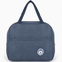 Термосумка на молнии, объём 6 л, цвет синий