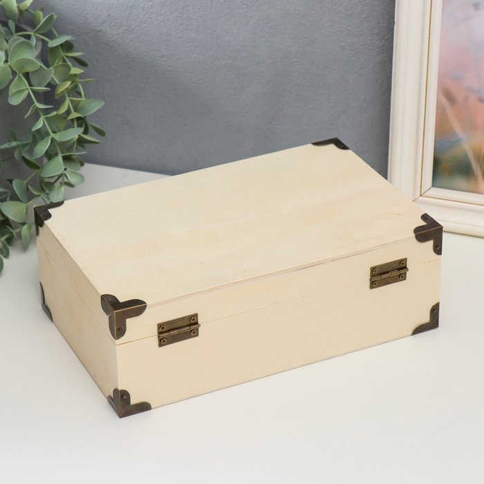 Шкатулка дерево под роспись Шкатулка дерево под роспись "Сундук" 24х15х8 см