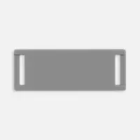 Лейбл из ПВХ Kova, серый