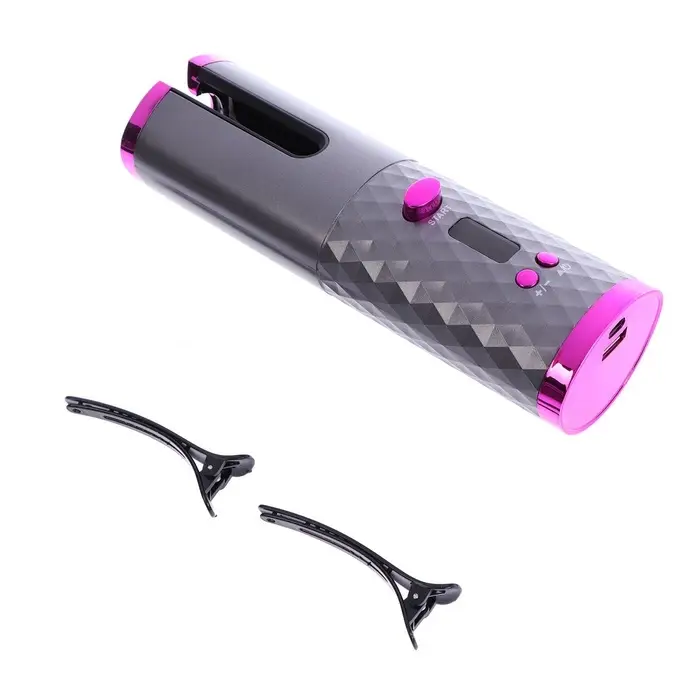 Плойка Luazon LW-16, 50 Вт, керамическое покрытие, d=19 мм, до 200&deg;С, портативная, от USB