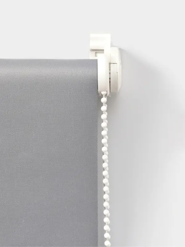 Штора рулонная 60х160см "Блэкаут" (по полотну 57х160см), цвет серый