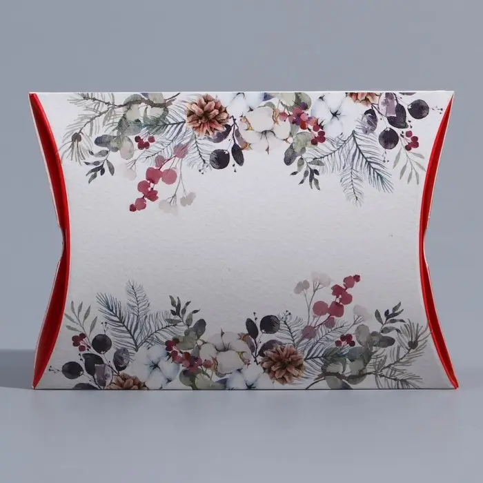 Коробка новогодняя складная фигурная «Акварель», 26 х 19 х 4 см, Новый год Коробка новогодняя складная фигурная «Акварель», 26 х 19 х 4 см, Новый год