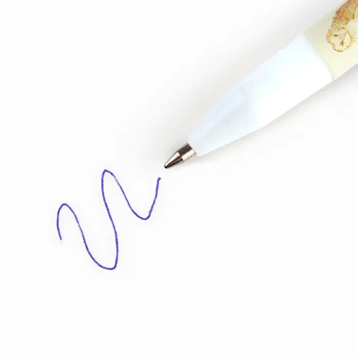 Ручка шариковая, пластик с колпачком софт-тач, синяя паста 0.7 мм «Учитель», МИКС Ручка шариковая, пластик с колпачком софт-тач, синяя паста 0.7 мм «Учитель», МИКС