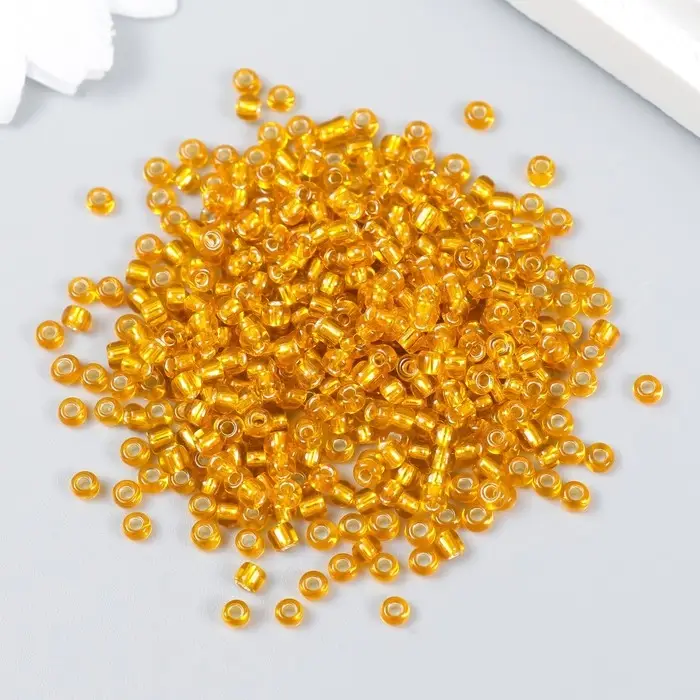 Бисер "Zlatka" 08/0, 3 мм, 10 г 0029 оранжевый Бисер "Zlatka" 08/0, 3 мм, 10 г 0029 оранжевый