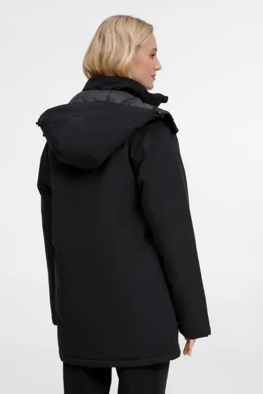 Куртка-парка унисекс Sfera, черная, размер S