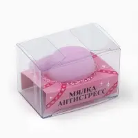Мялка антистресс &laquo;Мяк жмяк&raquo;, фиолетовая, 4.4&times;3.5 см