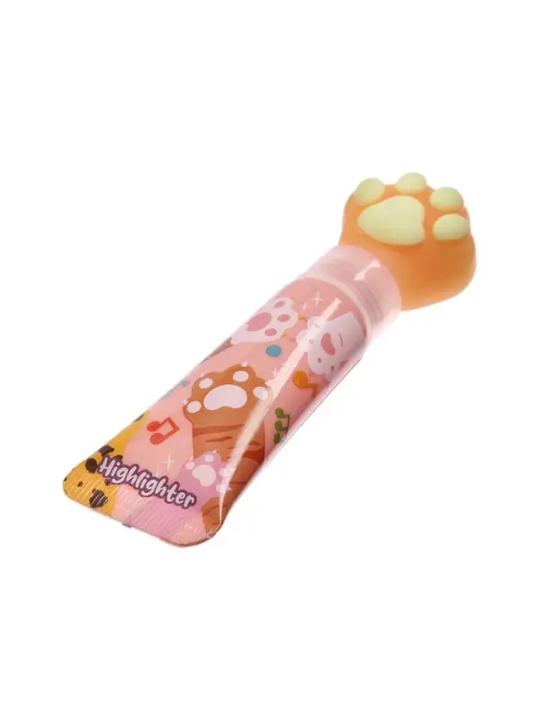 Маркер-текстовыделитель &laquo;Лапка&raquo;, МИКС