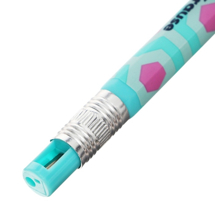 Карандаш механический 2,0 мм ErichKrause Карандаш механический 2,0 мм ErichKrause "ColorTouch Tropical" НВ, с точилкой, шестигранный корпус Soft-touch, тубус, микс