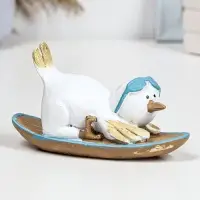 Фигурка полистоун TAKE IT EASY &laquo;Пингвин на борде&raquo;, 14&times;5.5&times;7.5 см