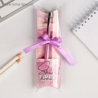 Ручка с шейкером Shine like a diamond, металл