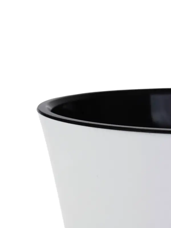 Кашпо для цветов со вставкой Santino &laquo;Арте&raquo;, 3.5 л, пластик, бело-чёрный