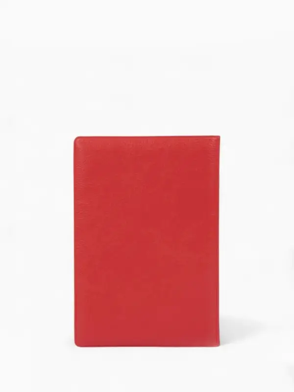 Обложка для автодокументов, с тиснением, красная