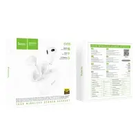 Наушники беспроводные Hoco EW30, TWS, вкладыши, Bluetooth 5.3, 30/300 мАч, белые