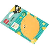 Стикеры с клеевым краем Deli 76х76 мм,30 листов,цвет и форма в асс-те&nbsp;