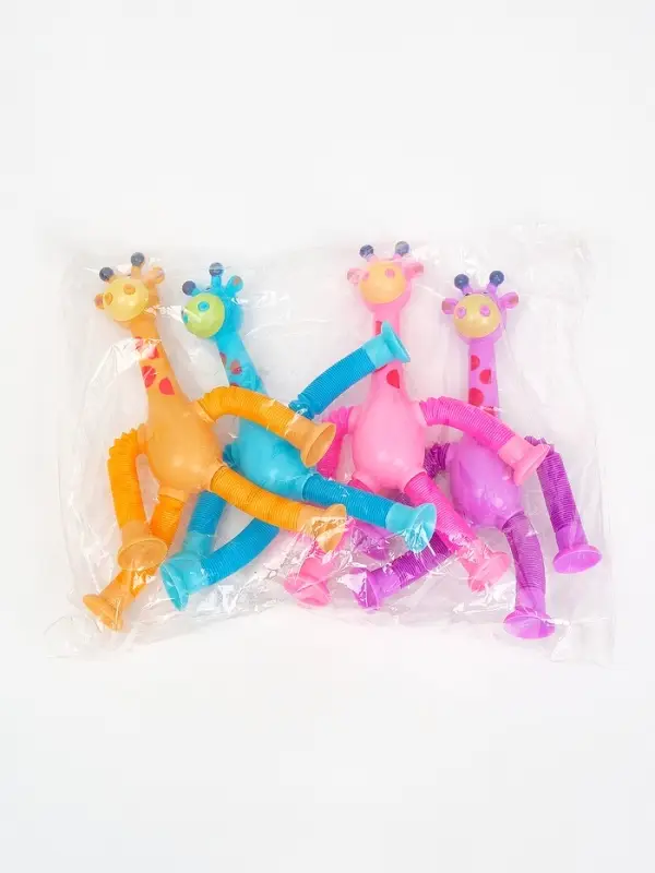 Антистресс - игрушка Pop Tubes &laquo;Жирафики&raquo;, набор 4 шт.