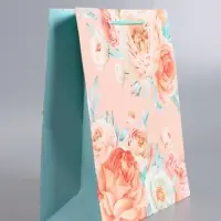 Пакет подарочный ламинированный "Чувства" 26 х 12 х 32 см