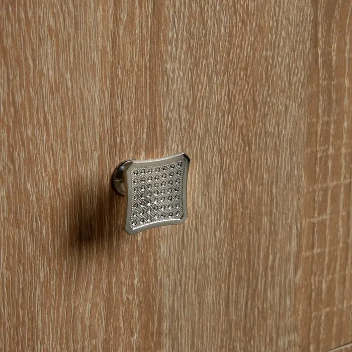 Ручка-кнопка ТУНДРА РК021CP, цвет хром