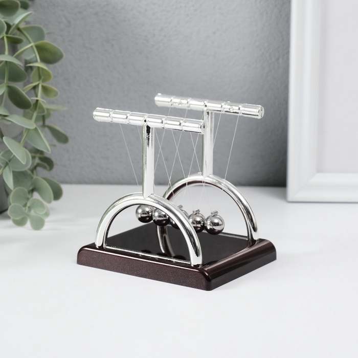 Маятник Маятник "Шары техно" квадрат столбик 9 x 9 x 7,5 см