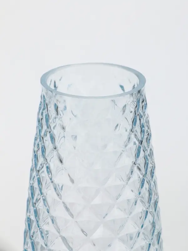 Ваза стекло настольная  Ваза стекло настольная "Иви" 21,5х9,5х6,5 см, прозрачный