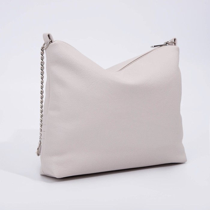 Сумка кросс-боди на молнии, цвет бежевый Сумка кросс-боди на молнии, цвет бежевый