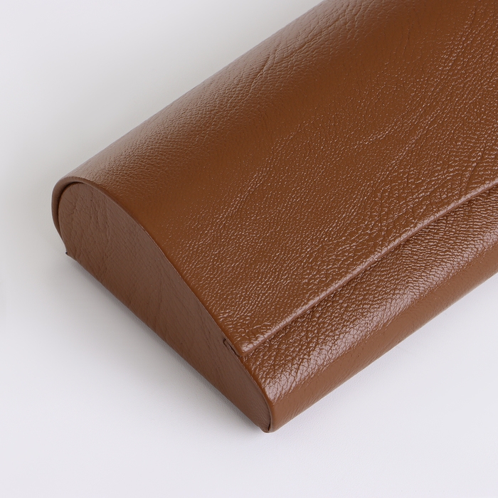 Футляр для очков на магните, длина 16 см, цвет коричневый Футляр для очков на магните, длина 16 см, цвет коричневый