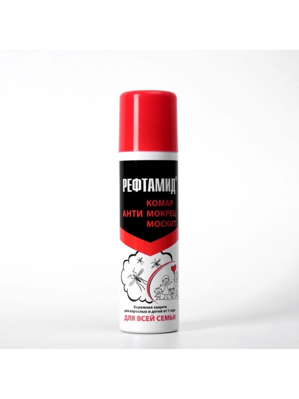Аэрозоль репеллентный "Рефтамид", для всей семьи, 145 мл
