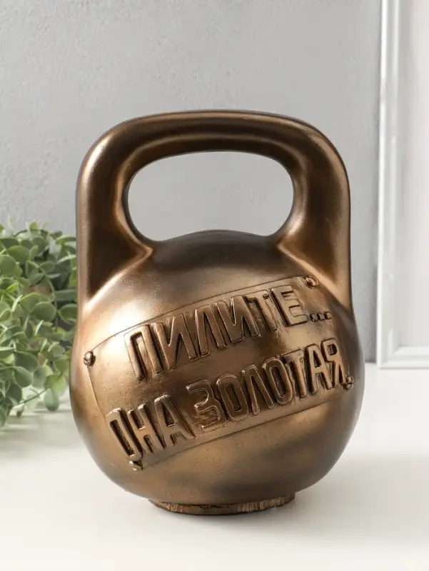 Копилка для денег &laquo;Гиря 16 кг&raquo;, 21&times;29 см