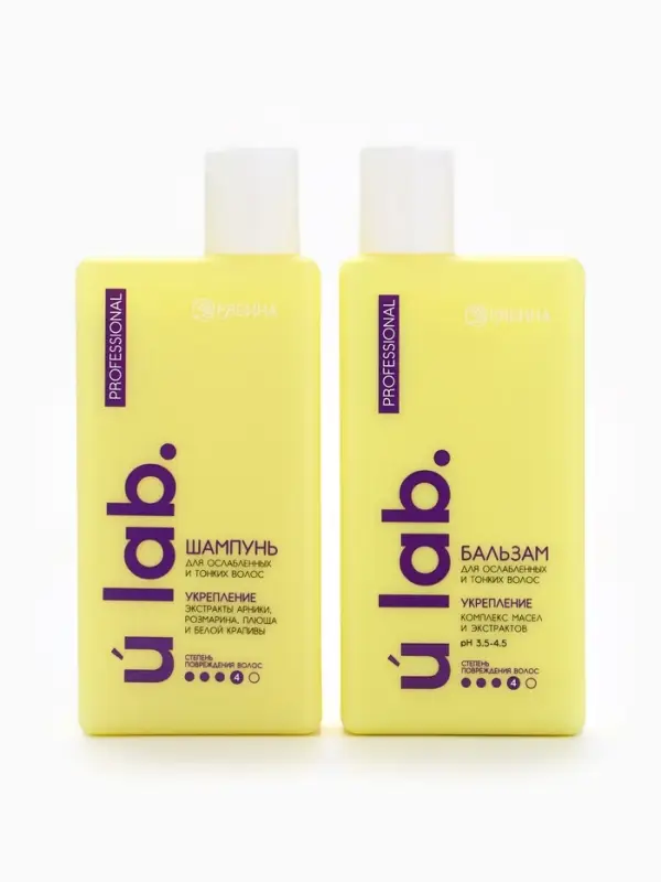 Подарочный набор &laquo;Укрепление&raquo;: шампунь 250 мл, бальзам 250 мл, URAL LAB