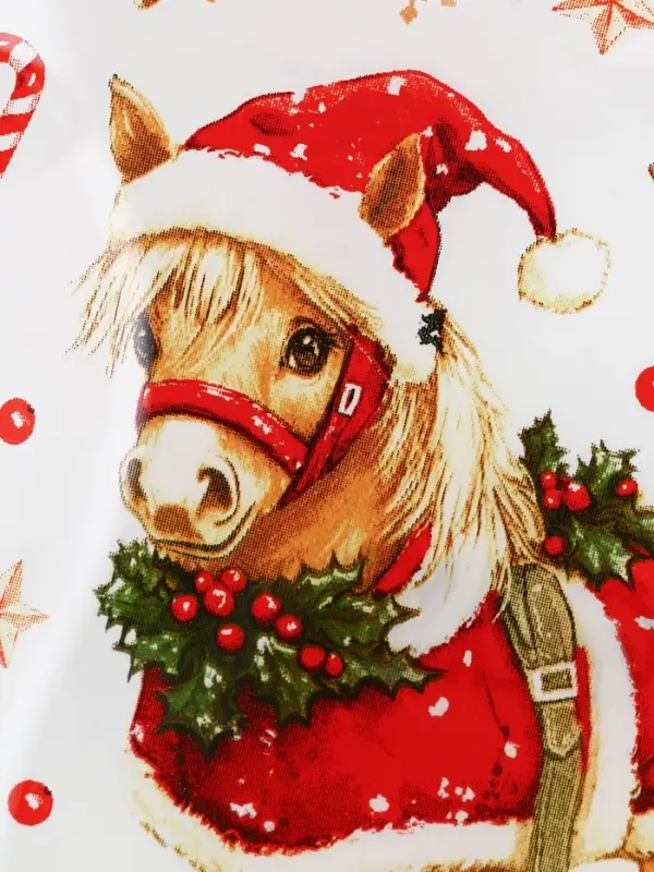 Тарелка стеклянная новогодняя в форме банта «Пони», 13.5×18 см