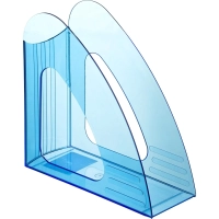 Лоток вертикальный Attache 90мм Bright Colours прозрачный голубой