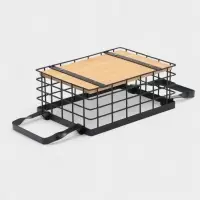 Корзина универсальная SAVANNA &laquo;Эстетика&raquo;, 25&times;18.3&times;10 см, чёрная