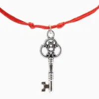 Браслет-оберег &laquo;Став&raquo;, открытие всех дорог, ключ, цвет серебро, 8 см