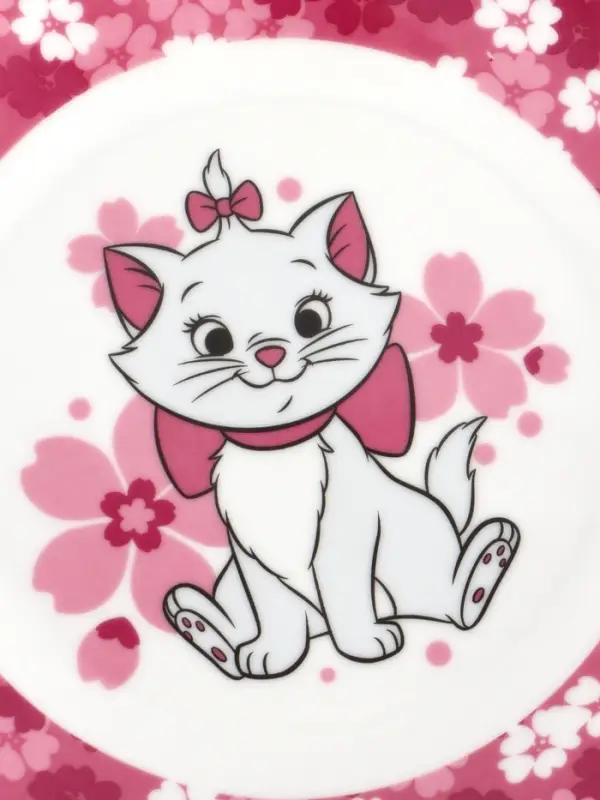 Набор посуды керамической детской, 3 предмета: кружка 200 мл, тарелка 19 см, салатник 250 мл, &laquo;Кошечка Мари&raquo;, Коты Аристократы