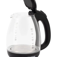 Чайник HYK-G3804 1,7л 2200Вт черный (стекло)